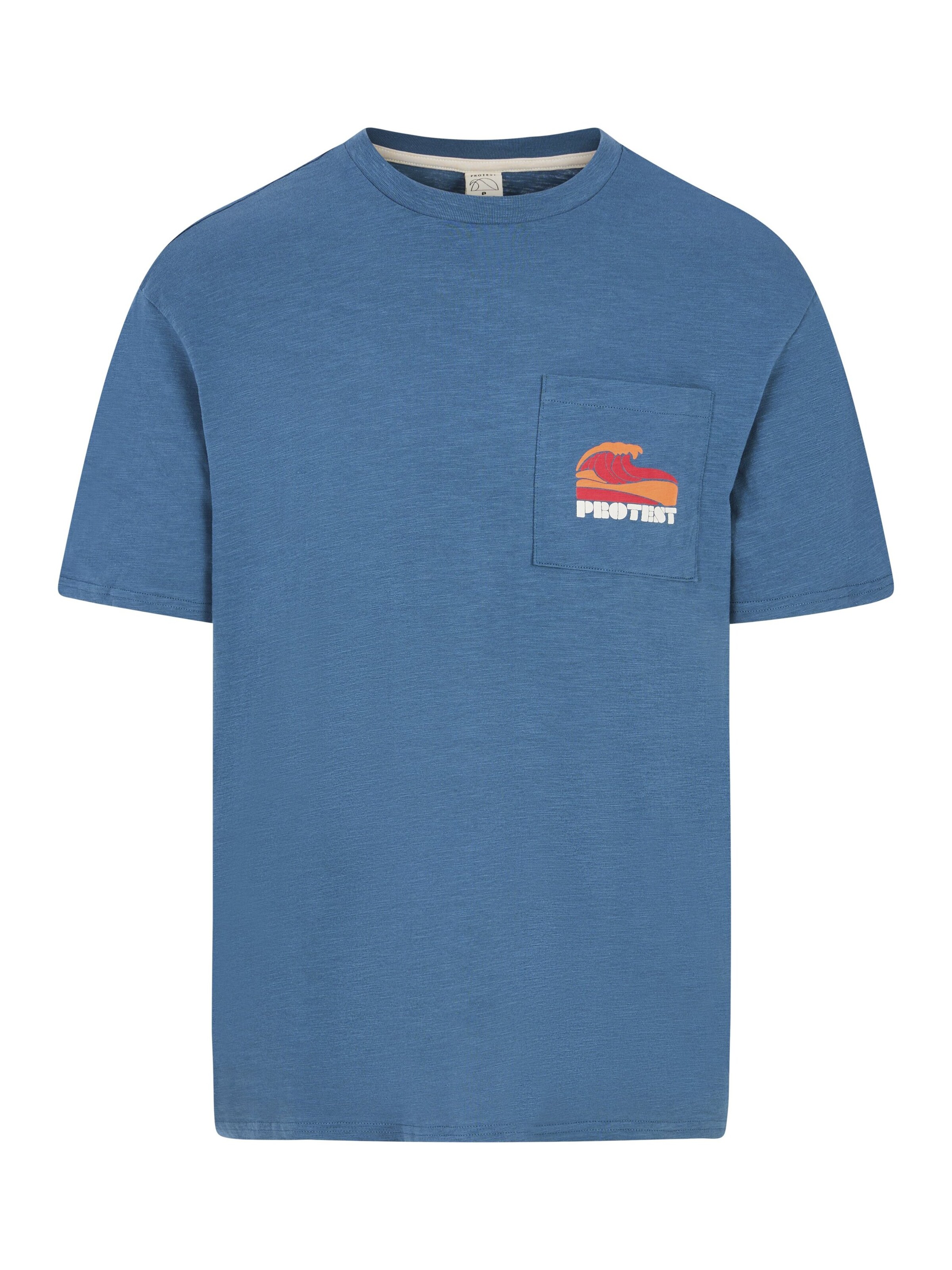 PROTEST Shirt 'PRTJake' in Blue: front