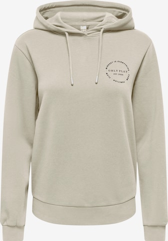 ONLY PLAY Sportief sweatshirt 'ONPCava' in Beige: voorkant