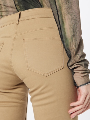 Coupe slim Jean 'Alexa' TOM TAILOR en beige