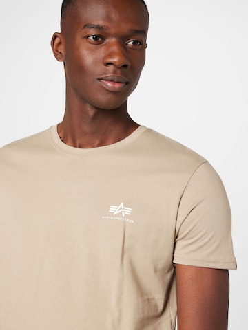 ALPHA INDUSTRIES Regular Fit Bluser & t-shirts i beige