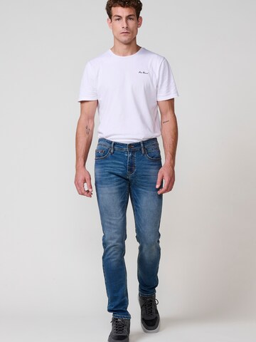 KOROSHI Slimfit Džíny – modrá