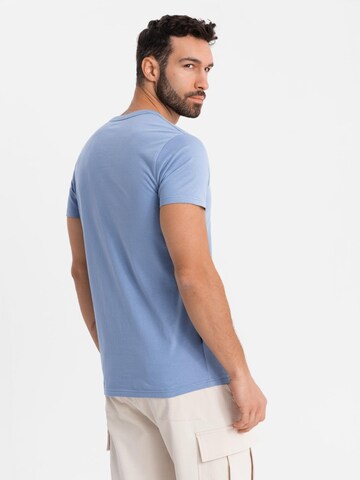 Ombre - Camiseta en azul