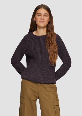 Pull-over QS en marron : devant
