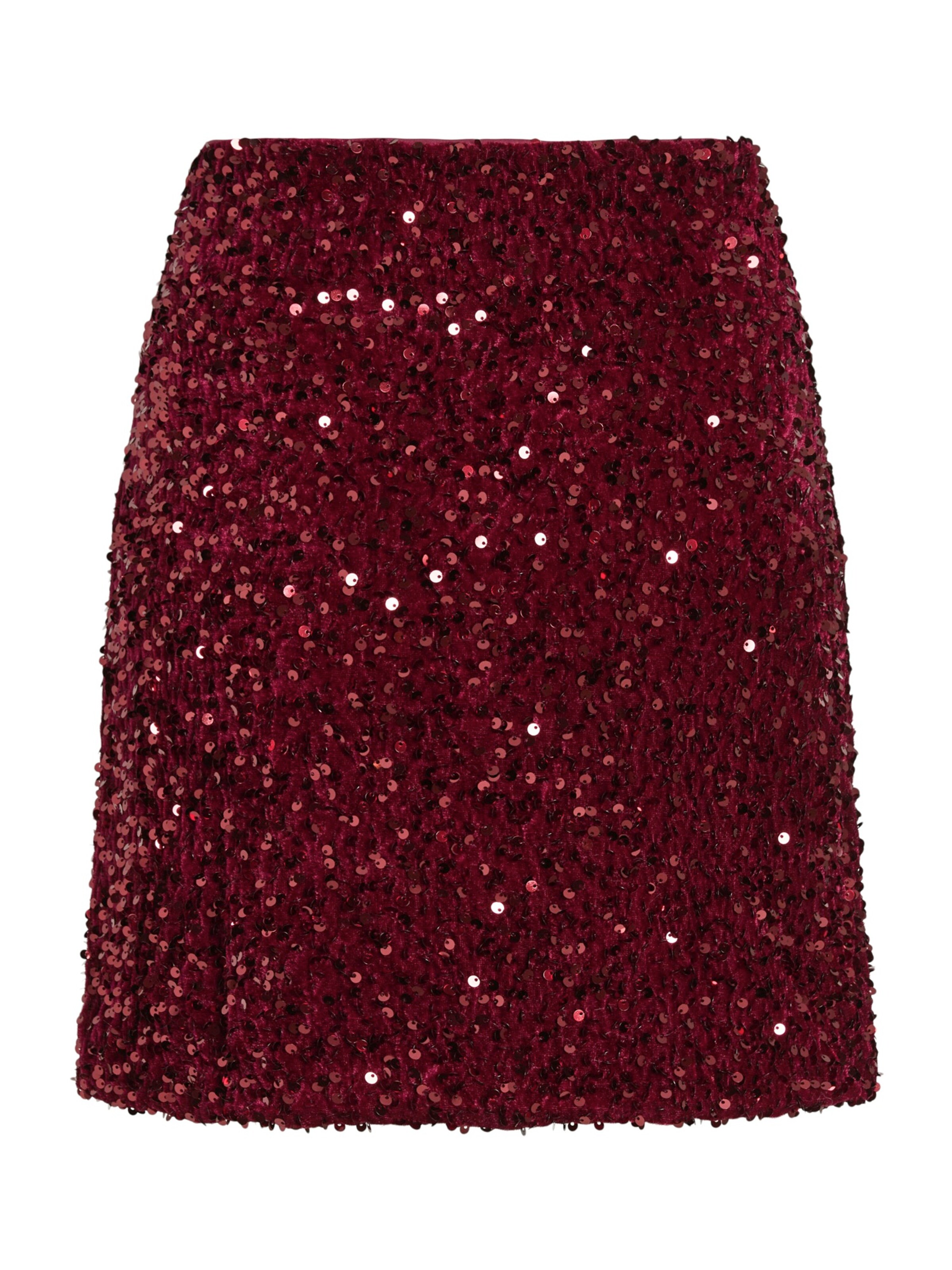 VILA Skirt 'VIBELIEVE' in Red