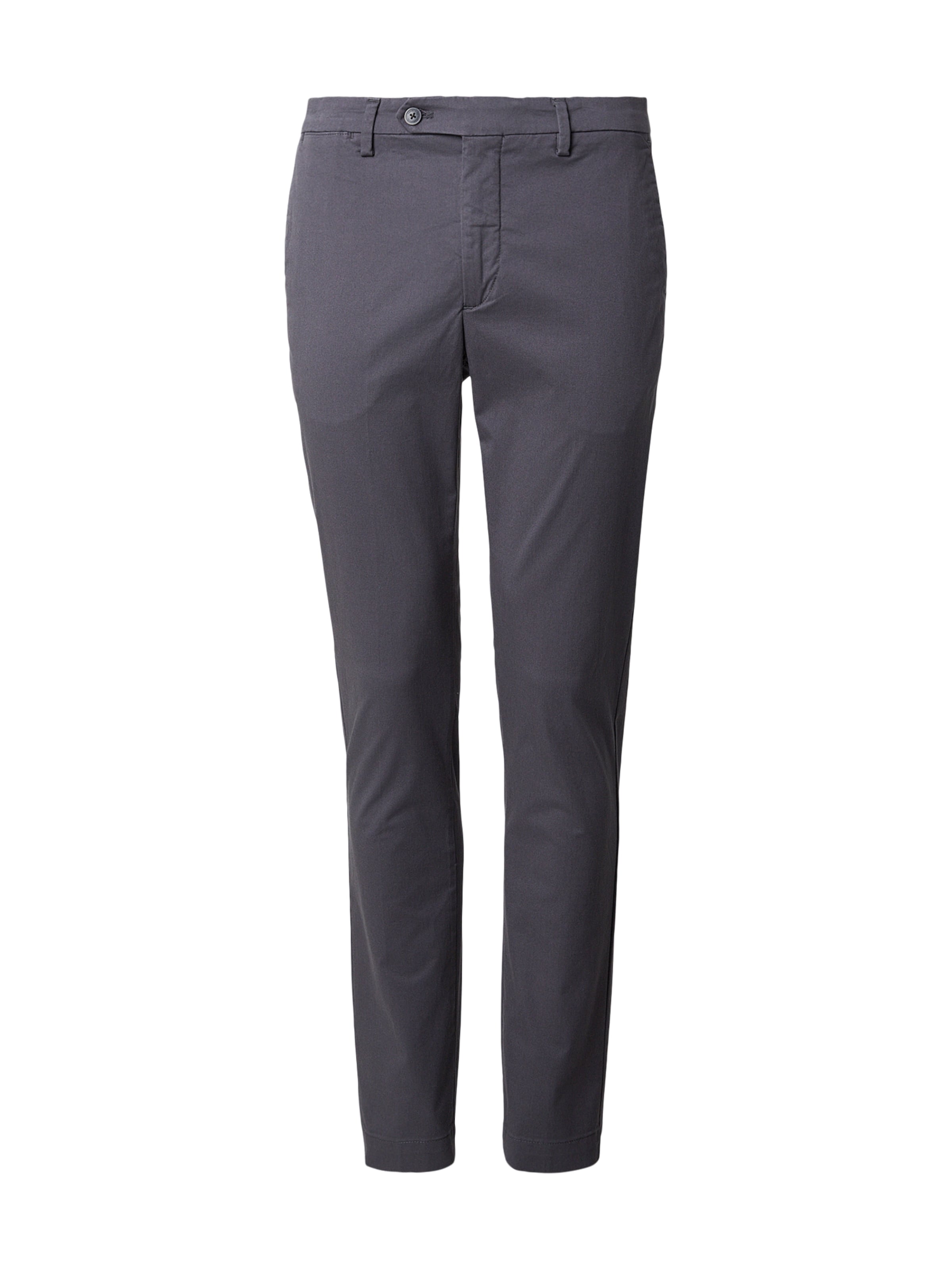 Slimfit Pantaloni 'KENSINGTON' di Hackett London in grigio: frontale