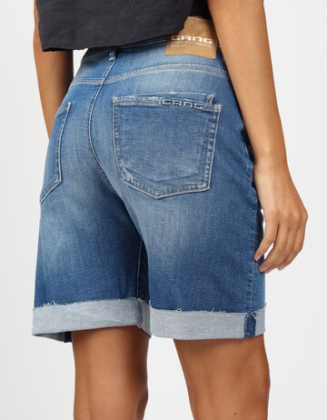 Gang Wide Leg Shorts in Blau