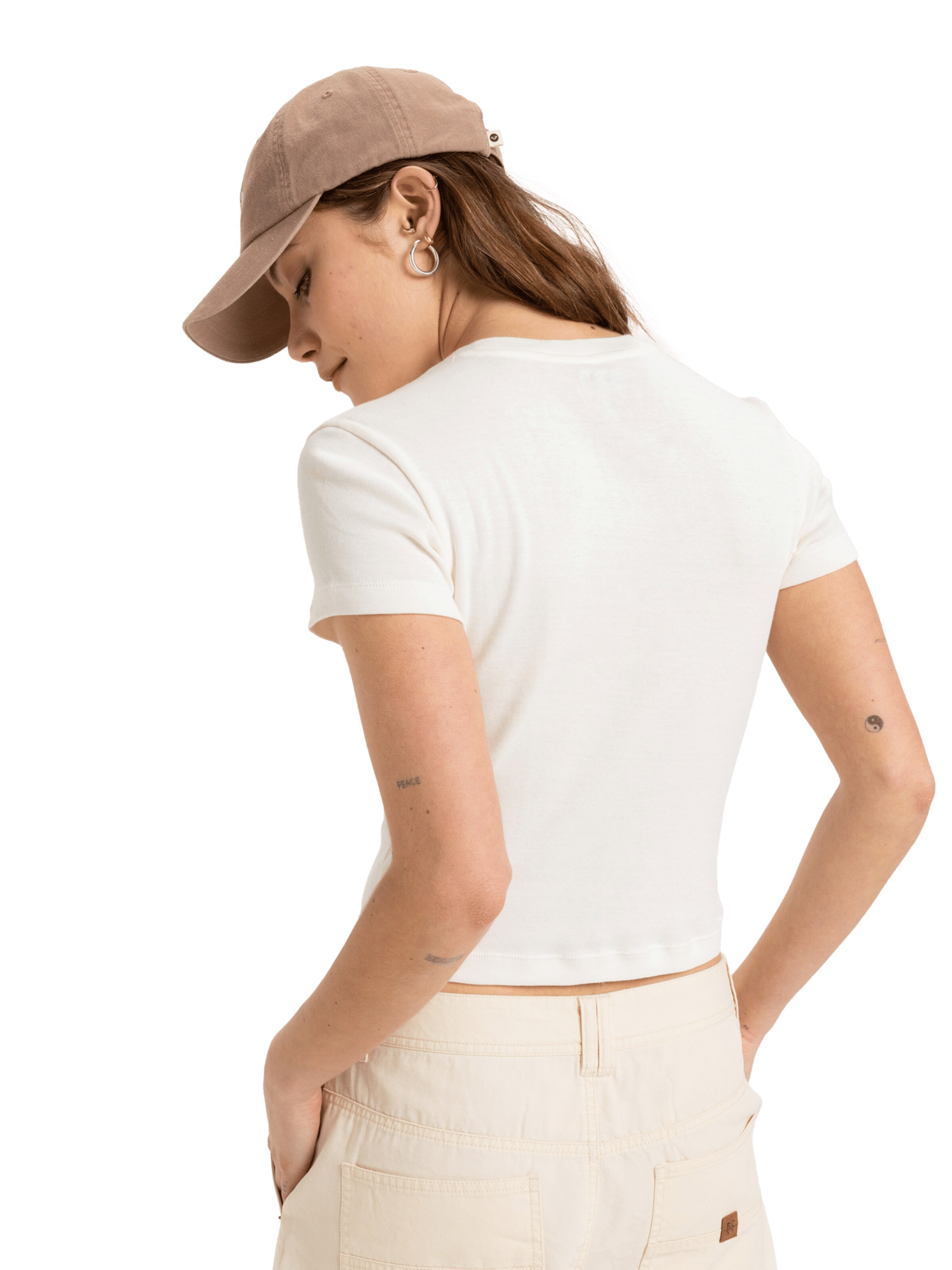 T-shirt 'Beach Love' ROXY en blanc