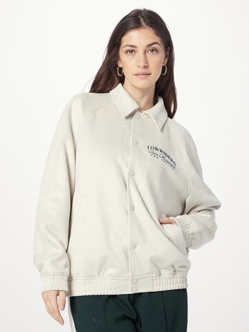 Bershka Between-season jacket in Grey: front