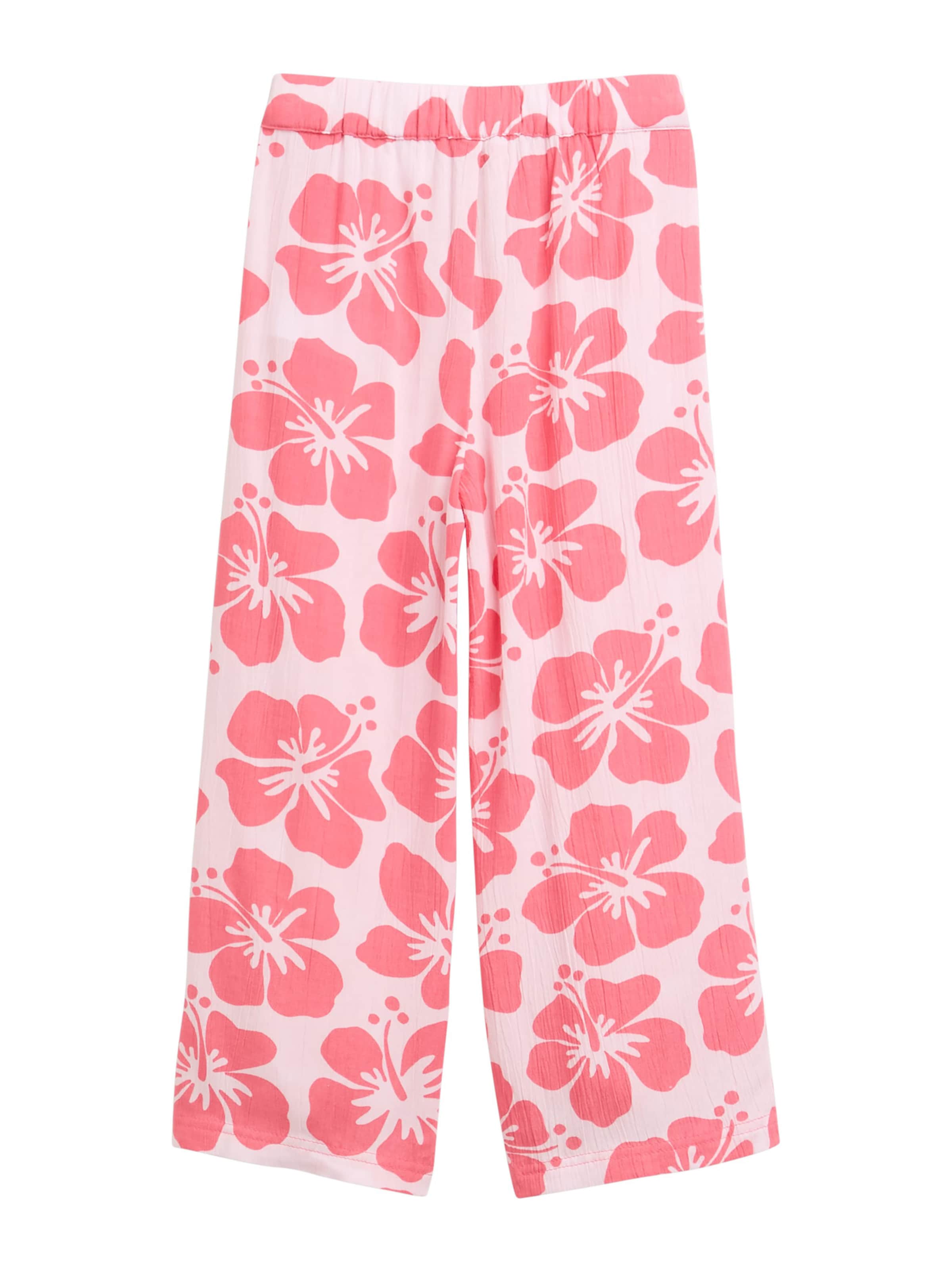 TOM TAILOR Wide Leg Hose in Pink