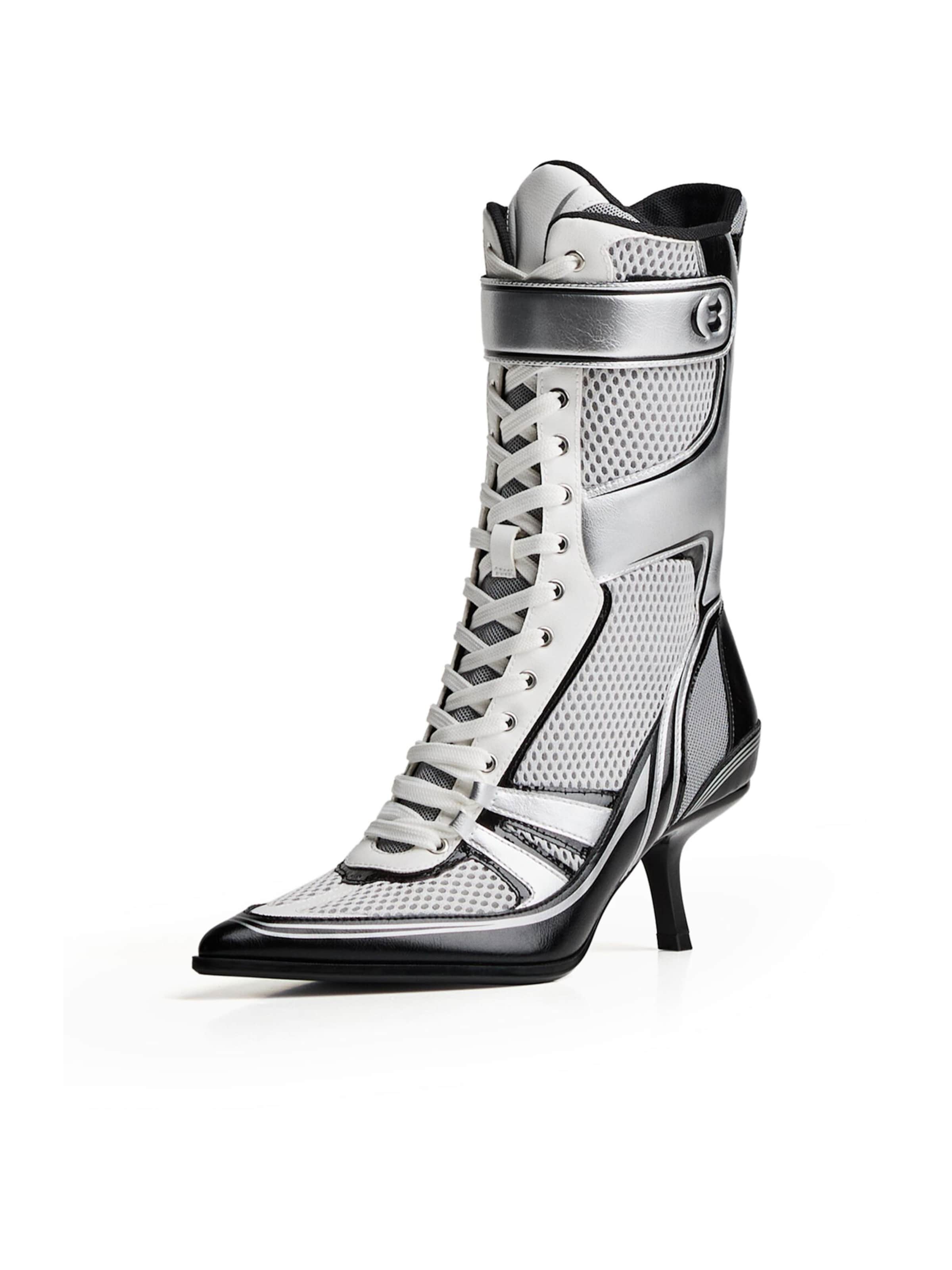 Stivaletto stringato di Bershka in colori misti: frontale