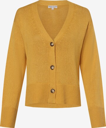 Marie Lund Knit Cardigan in Yellow: front