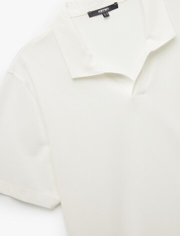 Koton Poloshirt in Weiß