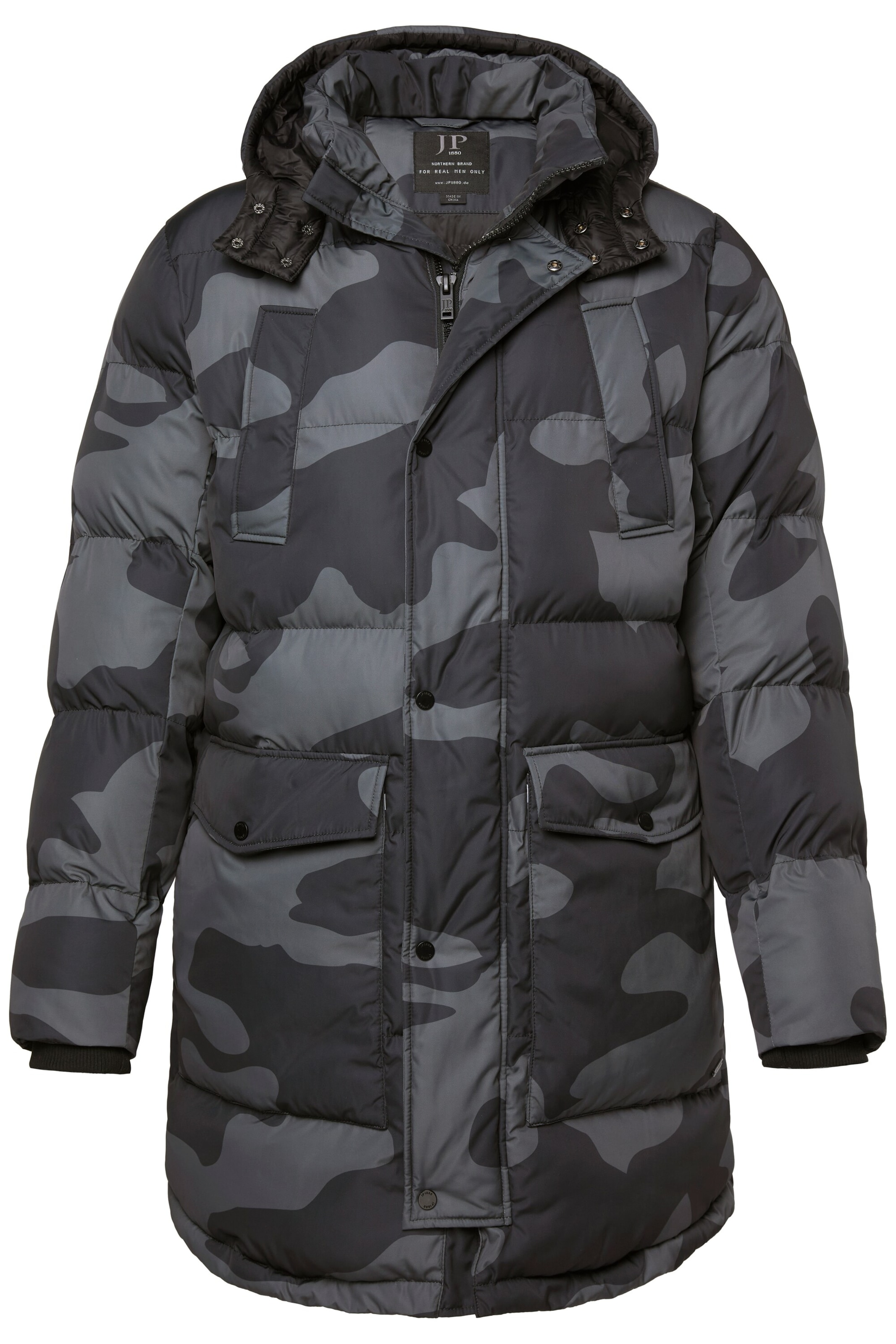 Veste mi-saison JP1880 en noir : devant