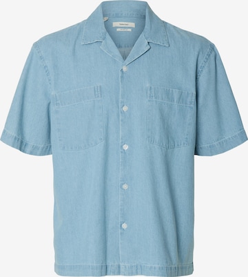 SELECTED Comfort Fit Paita 'SLHCarlo' värissä sininen: etupuoli