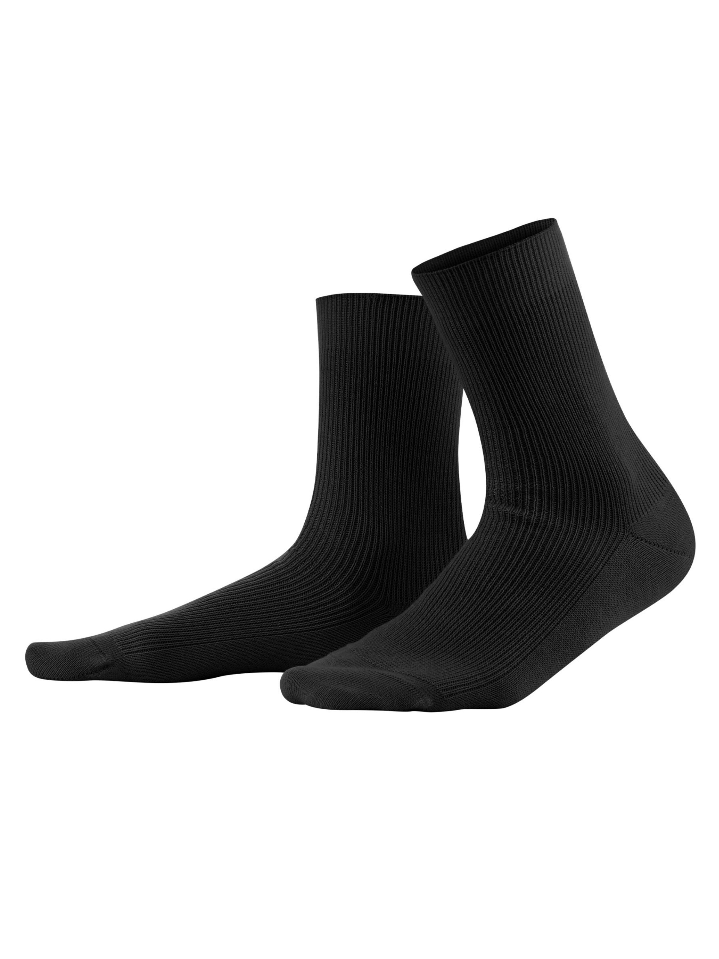 Living Crafts Socks 'DAVOS' in Black: front