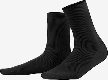 Living Crafts Socks 'DAVOS' in Black: front