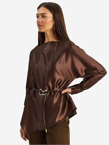 Bianco Lucci Blouse in Brown