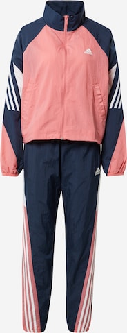 ADIDAS SPORTSWEAR Trainingspak 'GAME TIME' in Blauw: voorkant