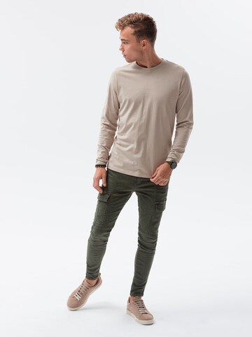 Ombre Shirt 'L138' in Beige