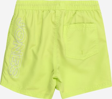 Shorts de bain 'FIJI' Jack & Jones Junior en vert