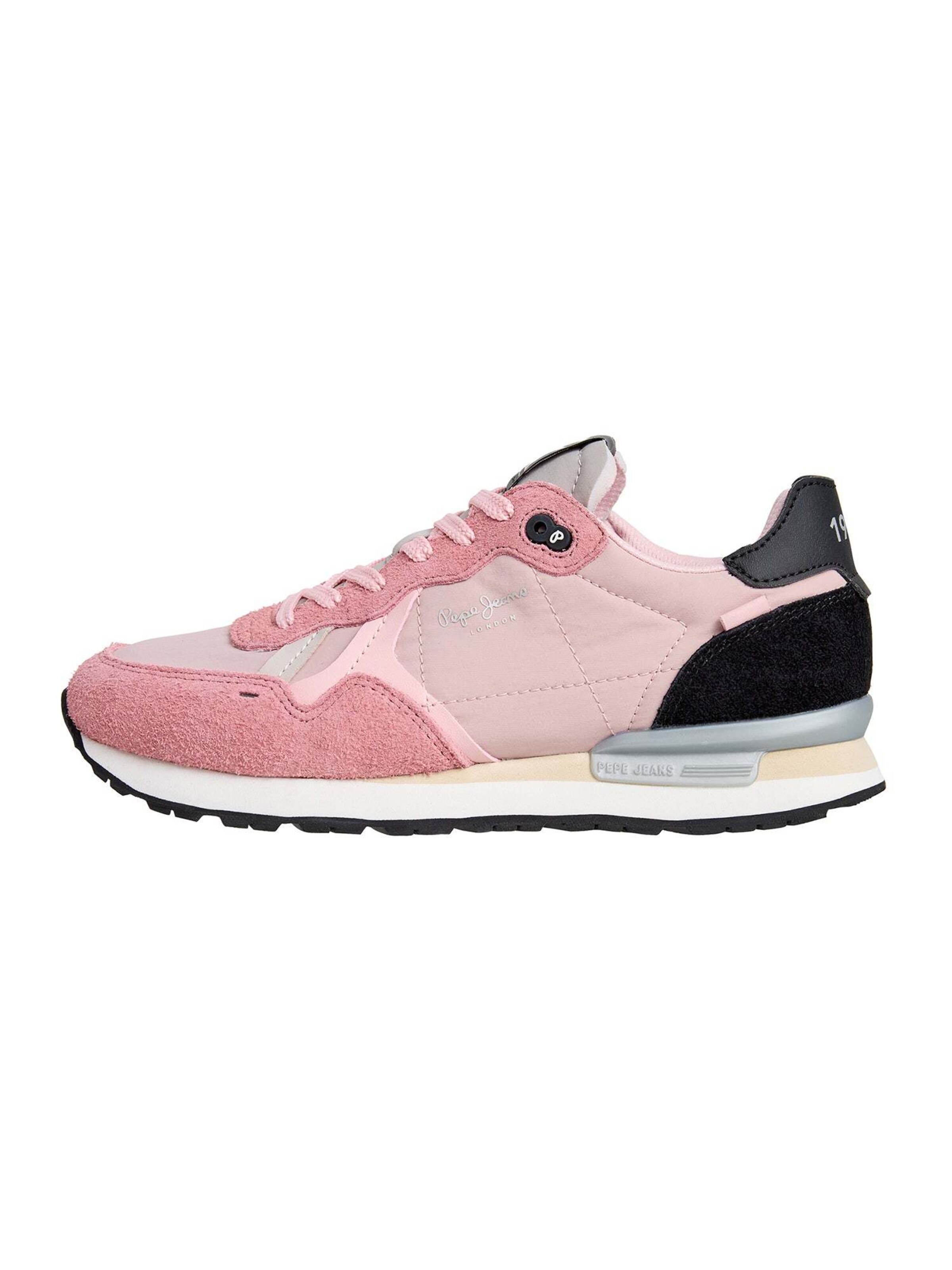 Pepe Jeans Platform trainers 'BRIT AIR W' in Pink: front