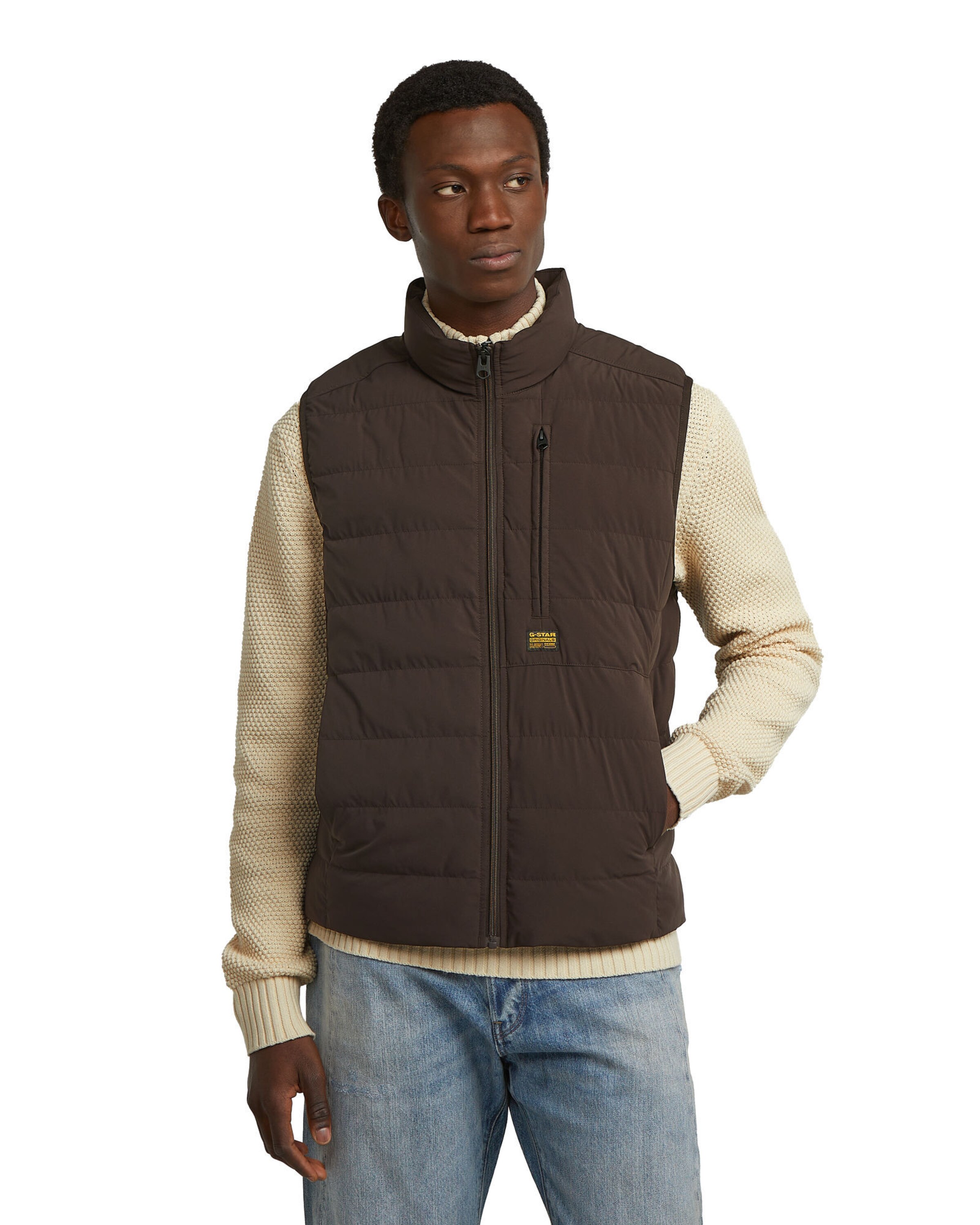 G-STAR Vest 'Foundation' in Green