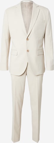 SELECTED Slimfit Puku 'SLHJALEN' värissä harmaa: etupuoli