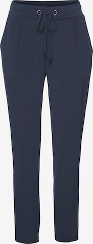 mėlyna LASCANA Prigludęs Kelnės: priekis