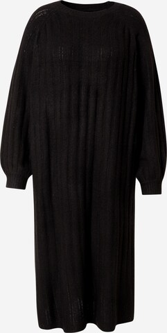 PIECES Curve Kootud kleit 'PCMAGGY', värv must: eest vaates