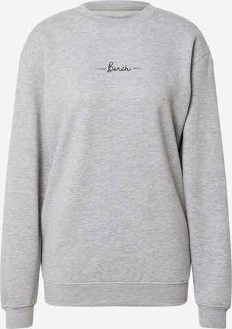 BENCHSweater majica 'OLIVIA 2' - siva boja: prednji dio
