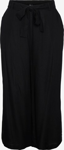 PIECES Wide leg Pants 'Nya' in Black