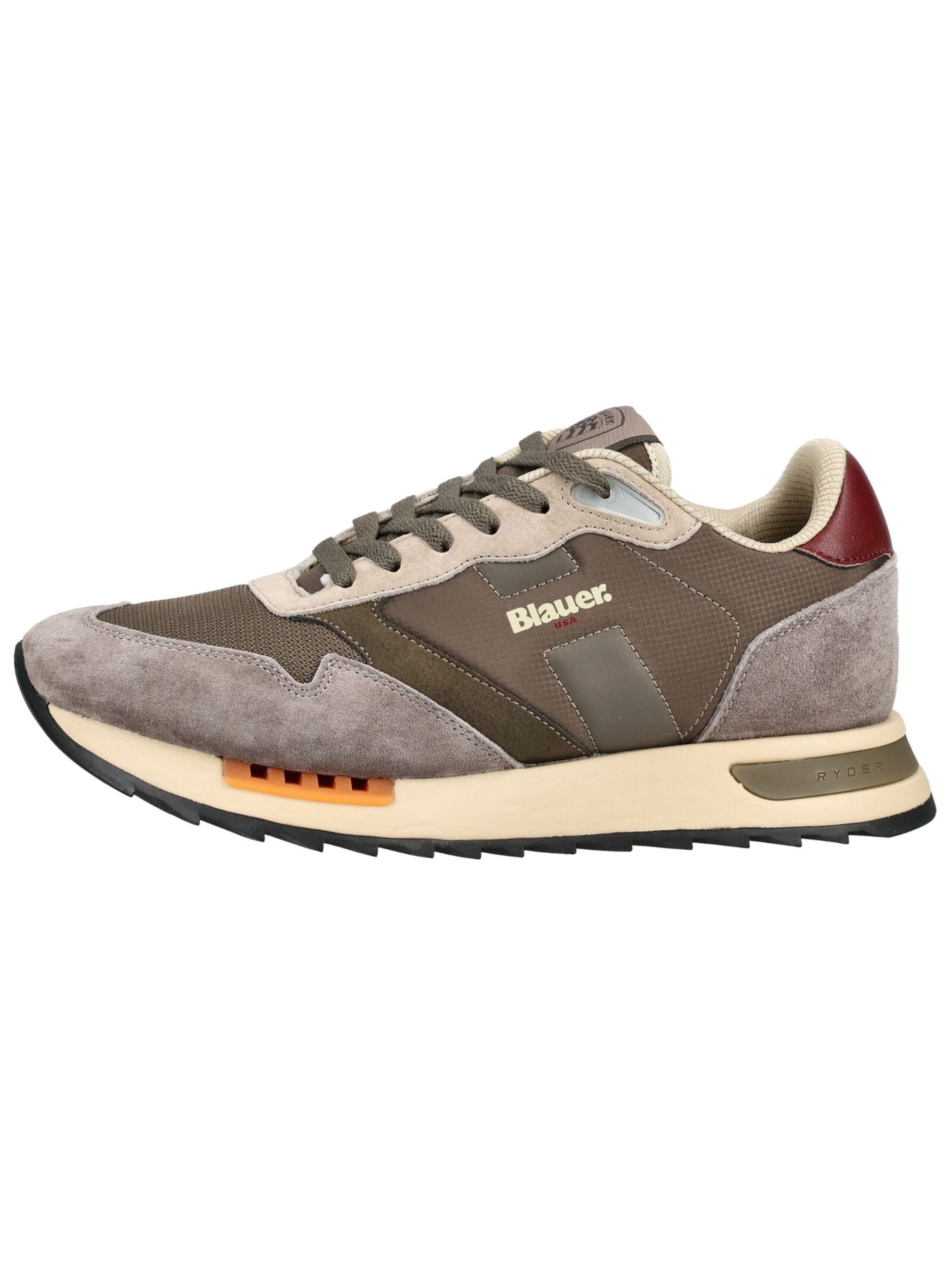 Sneaker bassa di Blauer.USA in verde