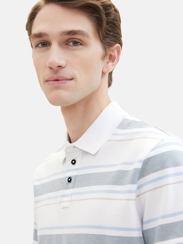 TOM TAILOR Poloshirt in Weiß