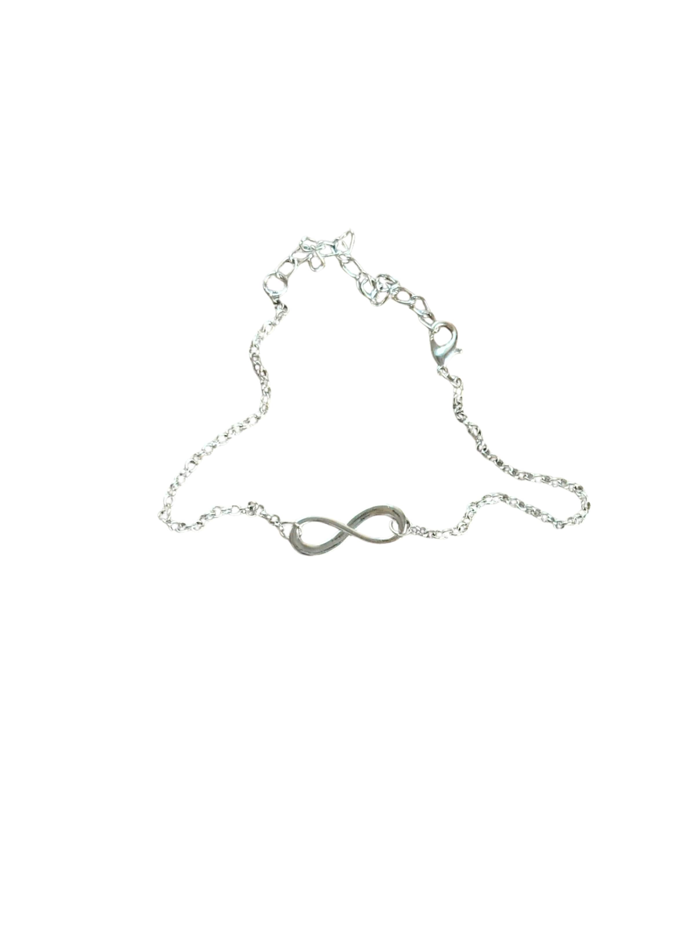 Good to Blue Fußschmuck 'Endless Love Fußkettchen'‌‌‌‌‌‌‌ in Silber: Vorderseite