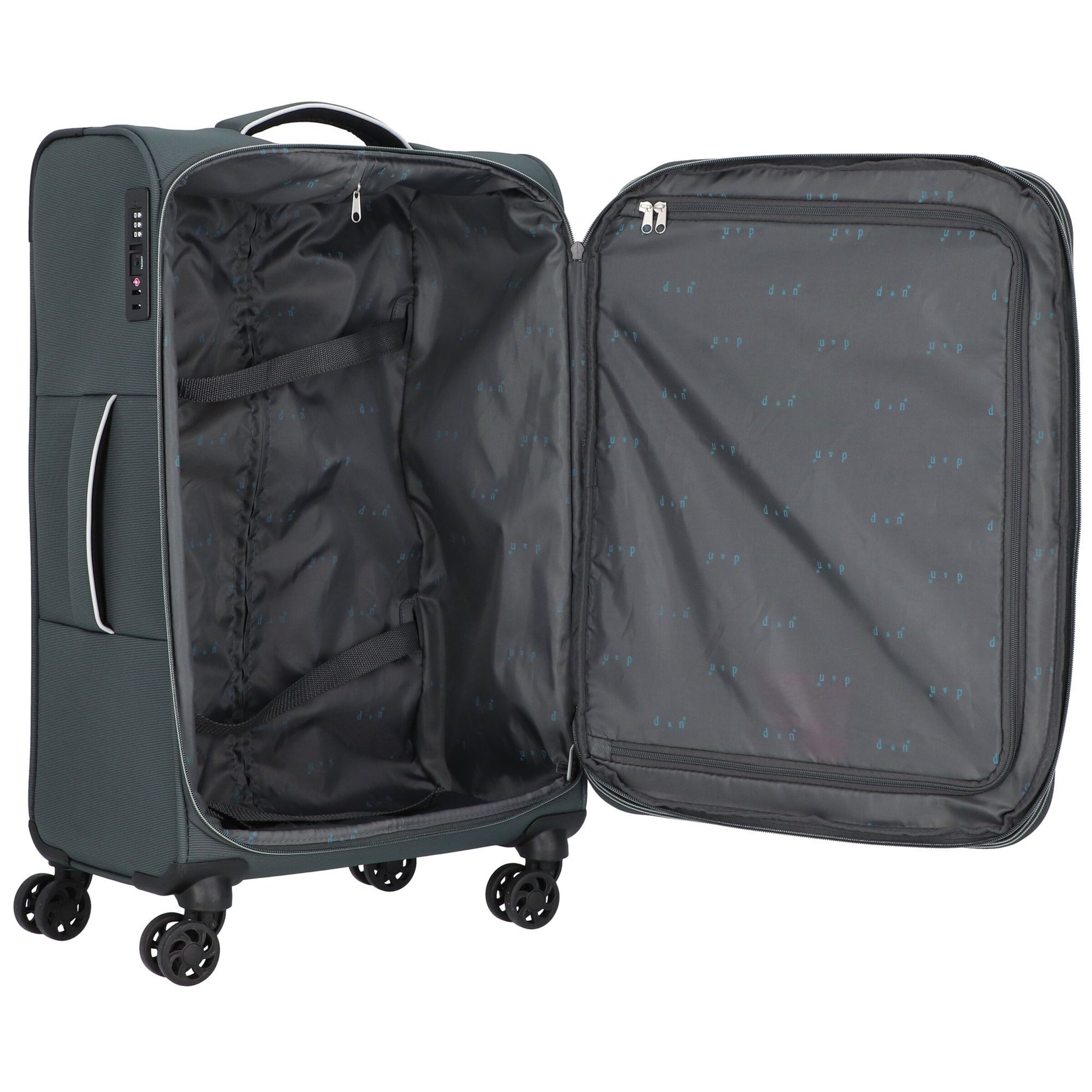 D&N Suitcase set in Grey