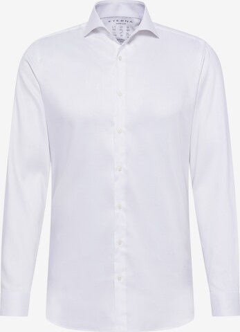 ETERNA Slim fit Button Up Shirt in White: front