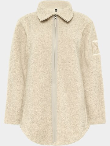 Didriksons Fleece jas 'UMI' in Beige: voorkant