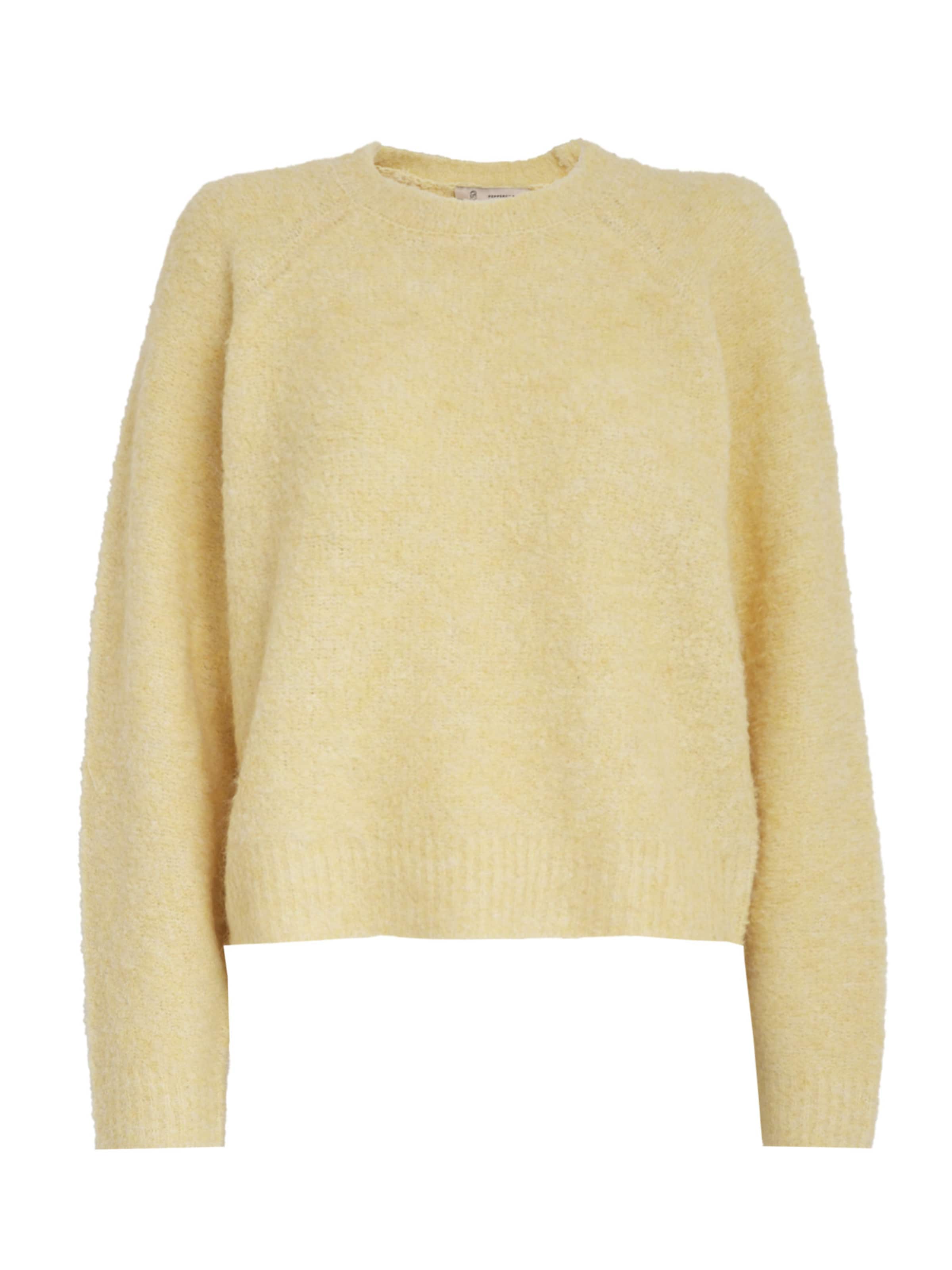 Peppercorn Trui 'Melody' in Geel: voorkant