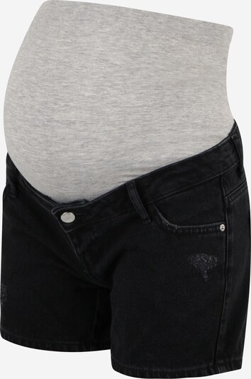 Only Maternity Jeans 'Jagger' i grå-meleret / black denim, Produktvisning