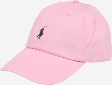 Șapcă de la Polo Ralph Lauren pe roz: față