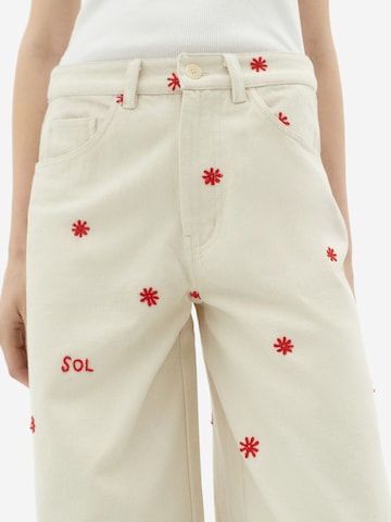Thinking MU Loosefit Bukser ' SOL ' i hvid