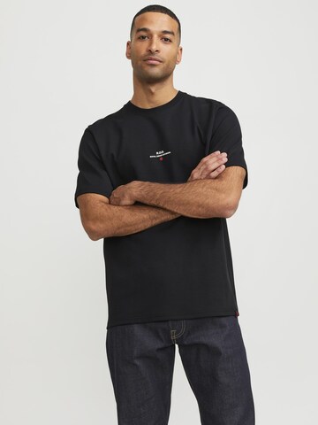R.D.D. ROYAL DENIM DIVISION Koszulka 'LUCA' w kolorze czarny: przód