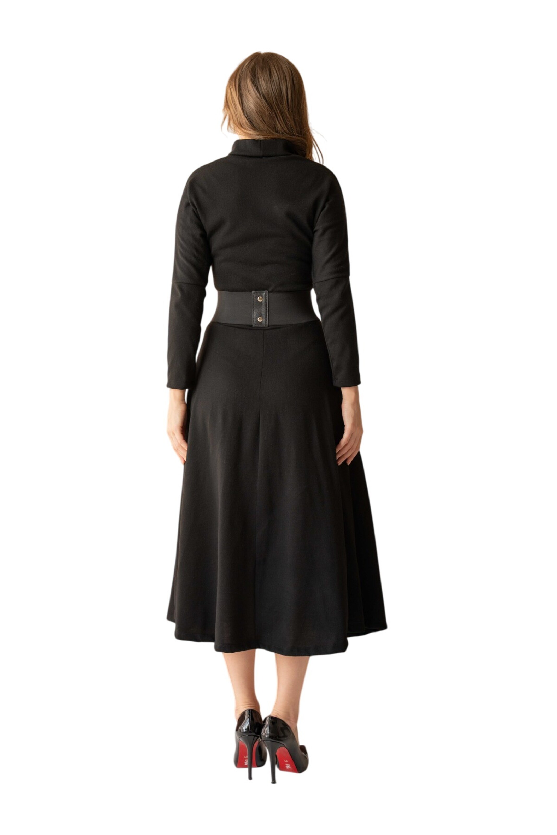 WOMAN VISION Knit dress in Black