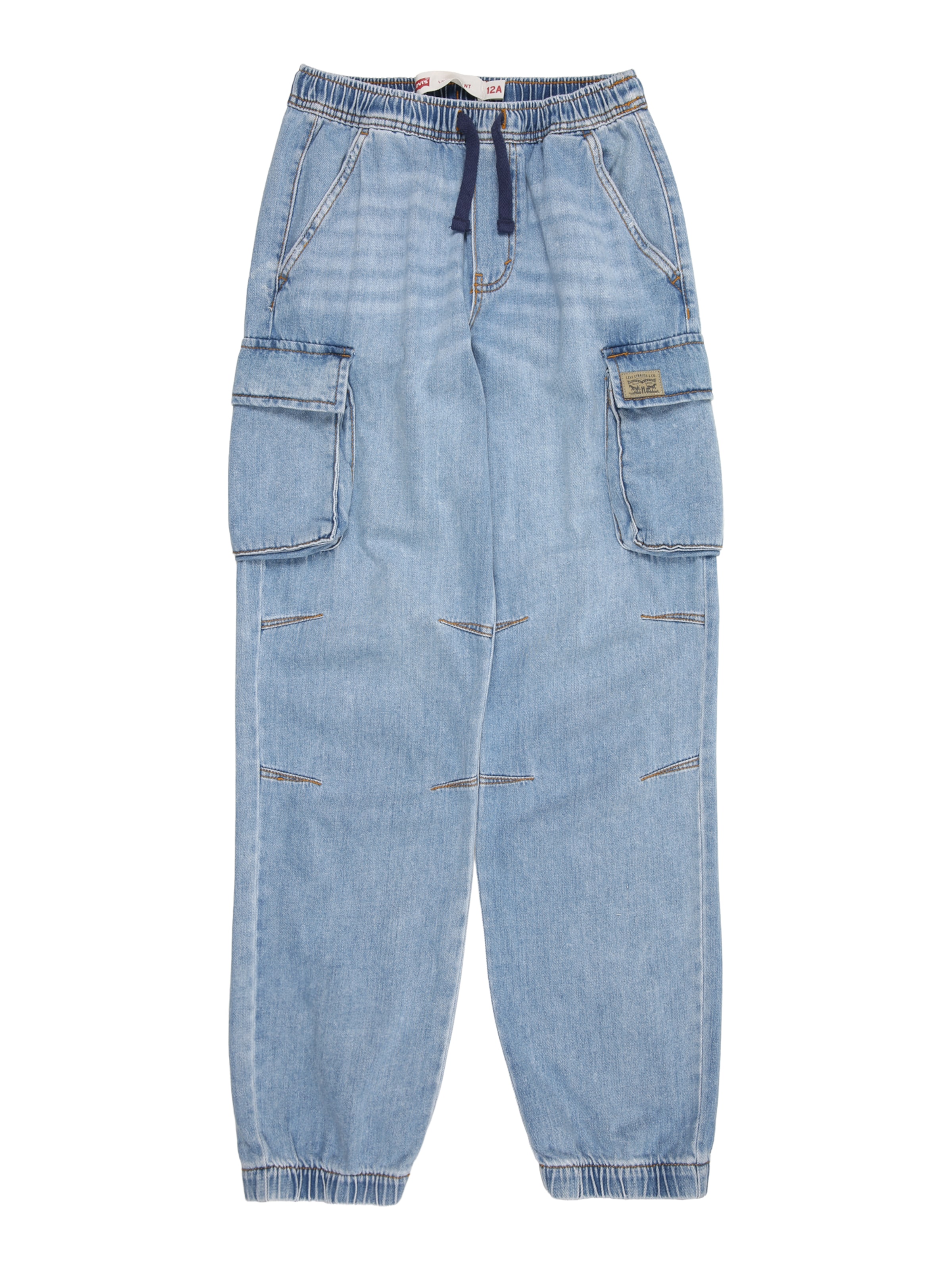 Levi&#x27;s Kids Baggy Jeans in Blue: front