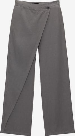 Pull&Bear Loose fit Pants in Grey: front