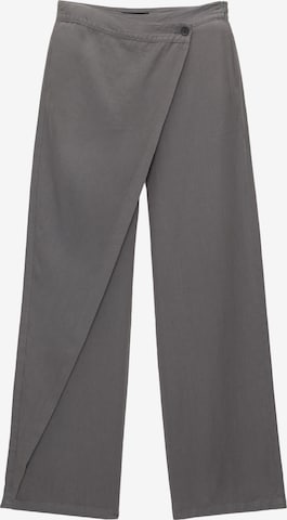 Loosefit Pantaloni di Pull&Bear in grigio: frontale