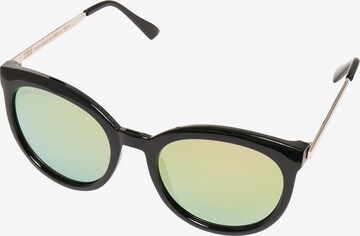 Urban Classics Sunglasses 'October' in Black: front