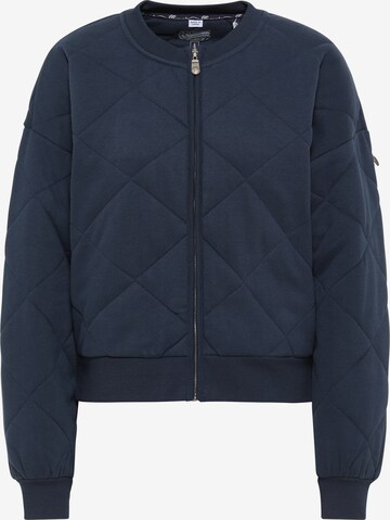 DreiMaster Vintage Sweat jacket in Blue: front