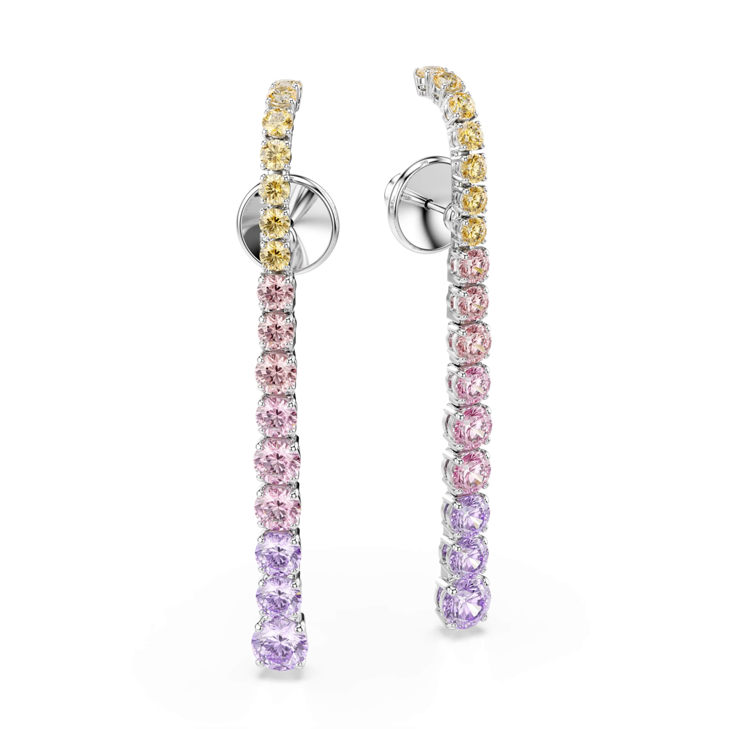Boucles d'oreilles Swarovski en argent