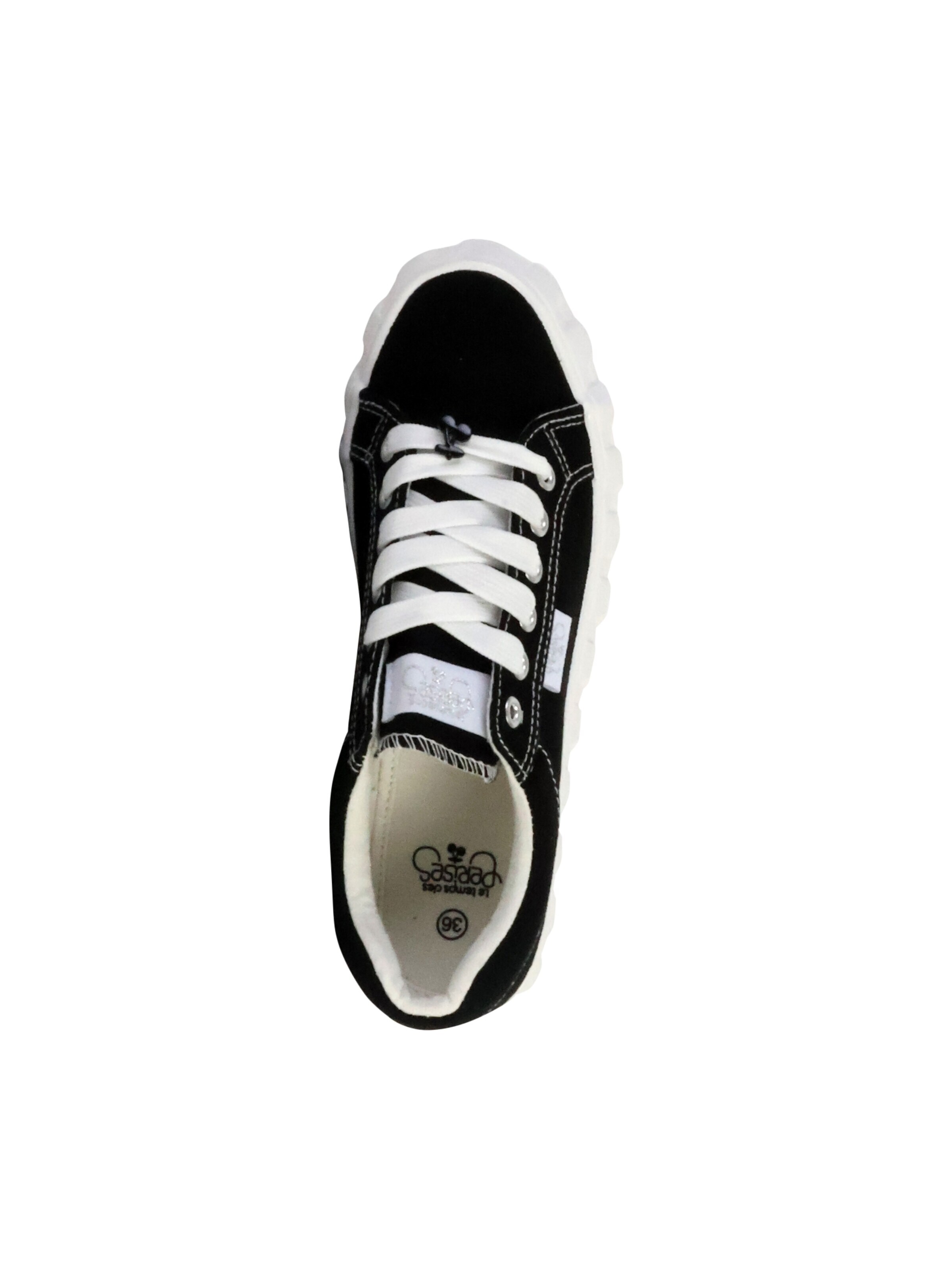 Le Temps Des Cerises - Calzado deportivo con cordones en negro